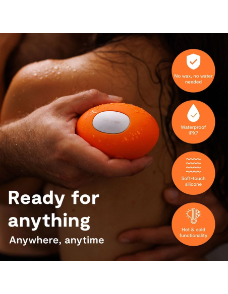 WE VIBE TEMP HEATING AND COOLING VIBRATOR TANGERINE