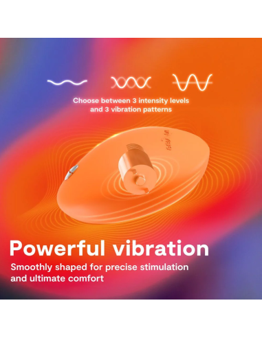 WE VIBE TEMP HEATING AND COOLING VIBRATOR TANGERINE