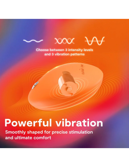 WE VIBE TEMP HEATING AND COOLING VIBRATOR TANGERINE