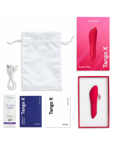 WE VIBE TANGO X RECHARGEABLE BULLET VIBRATOR CHERRY RED
