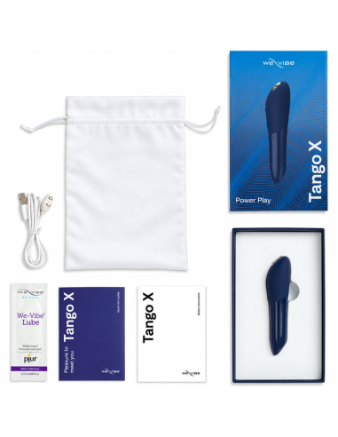WE VIBE TANGO X RECHARGEABLE BULLET VIBRATOR MIDNIGHT BLUE
