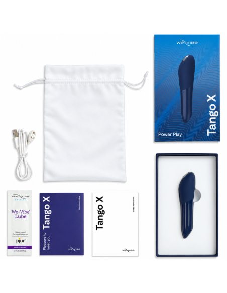 WE VIBE TANGO X RECHARGEABLE BULLET VIBRATOR MIDNIGHT BLUE