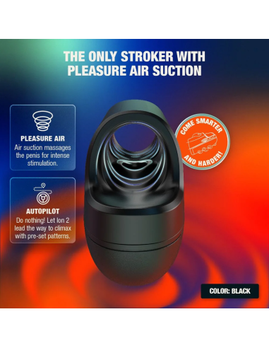 ARCWAVE ION 2 MALE STROKER WITH PULSATING AIRWAVE STIMULATION BLACK