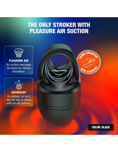 ARCWAVE ION 2 MALE STROKER WITH PULSATING AIRWAVE STIMULATION BLACK