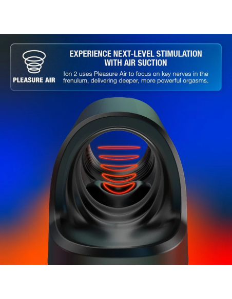 ARCWAVE ION 2 MALE STROKER WITH PULSATING AIRWAVE STIMULATION BLACK