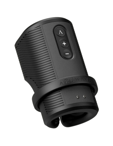 ARCWAVE ZING VIBRATING MALE STROKER WITH DUAL MOTOR BLACK