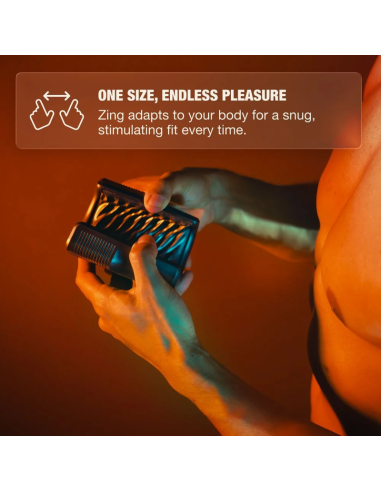 ARCWAVE ZING VIBRATING MALE STROKER WITH DUAL MOTOR BLACK