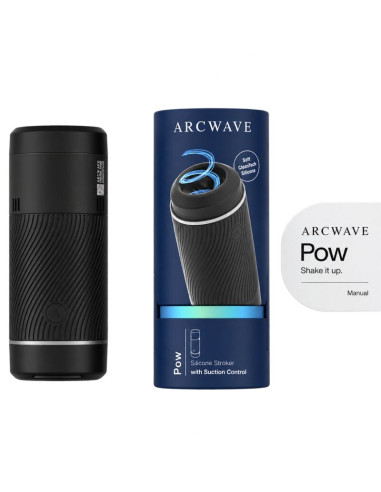 ARCWAVE POW MANUAL STROKER WITH SUCTION CONTROL BLACK