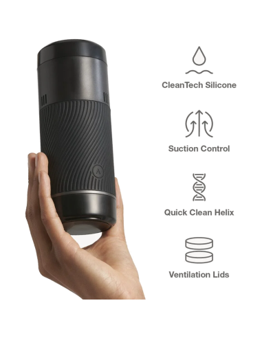 ARCWAVE POW MANUAL STROKER WITH SUCTION CONTROL BLACK