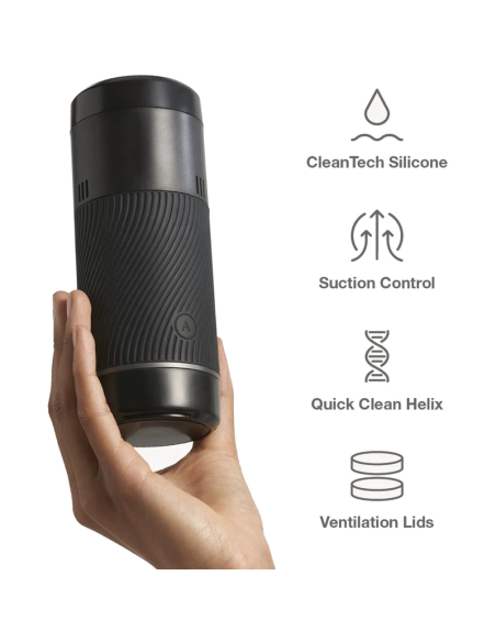 ARCWAVE POW MANUAL STROKER WITH SUCTION CONTROL BLACK