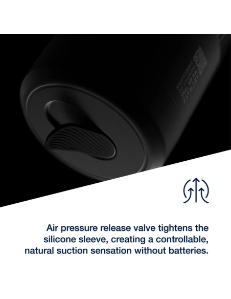 ARCWAVE POW MANUAL STROKER WITH SUCTION CONTROL BLACK