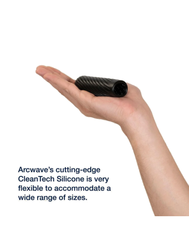 ARCWAVE GHOST REVERSIBLE SILICONE STROKER BLACK