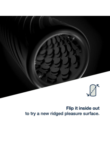 ARCWAVE GHOST REVERSIBLE SILICONE STROKER BLACK