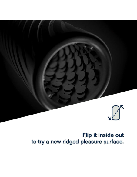 ARCWAVE GHOST REVERSIBLE SILICONE STROKER BLACK