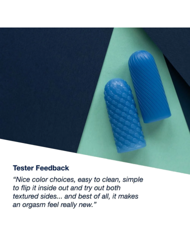 ARCWAVE GHOST REVERSIBLE SILICONE STROKER BLUE