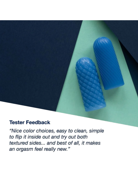 ARCWAVE GHOST REVERSIBLE SILICONE STROKER BLUE