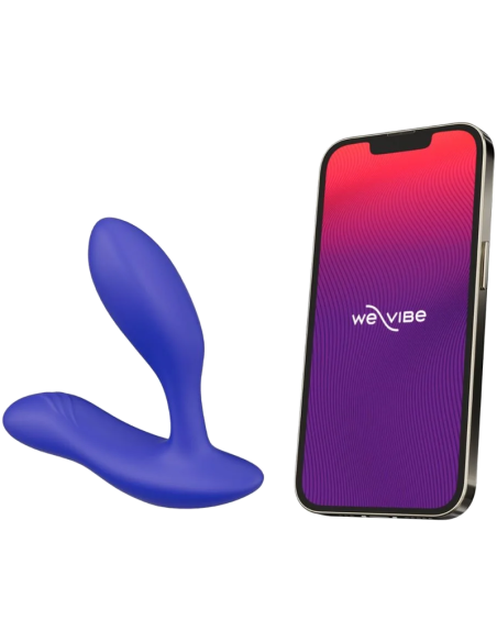 WE VIBE VECTOR DUAL STIMULATION PROSTATE MASSAGER ROYAL BLUE