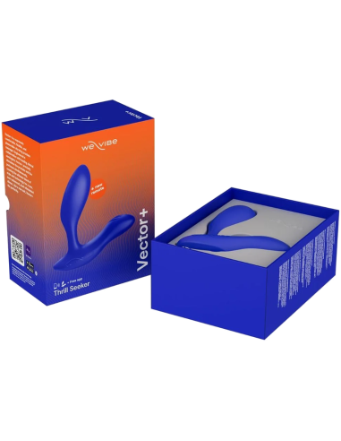 WE VIBE VECTOR DUAL STIMULATION PROSTATE MASSAGER ROYAL BLUE