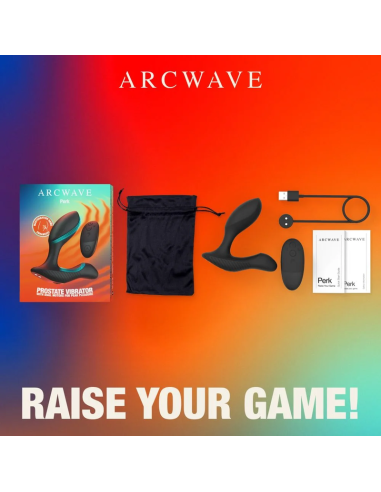 ARCWAVE PERK VIBRATING PROSTATE MASSAGER WITH DUAL MOTOR AND REMOTE CONTROL BLACK