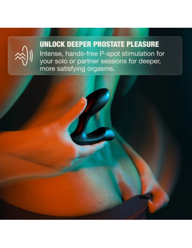 ARCWAVE PERK VIBRATING PROSTATE MASSAGER WITH DUAL MOTOR AND REMOTE CONTROL BLACK