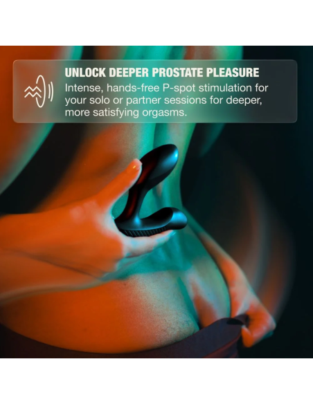 ARCWAVE PERK VIBRATING PROSTATE MASSAGER WITH DUAL MOTOR AND REMOTE CONTROL BLACK