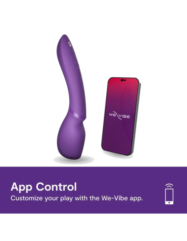 WE VIBE WAND 2 RECHARGEABLE BODY WAND MASSAGER PURPLE