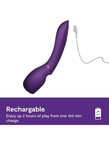 WE VIBE WAND 2 RECHARGEABLE BODY WAND MASSAGER PURPLE