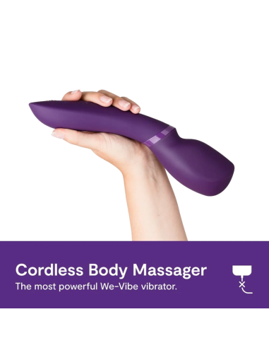 WE VIBE WAND 2 RECHARGEABLE BODY WAND MASSAGER PURPLE