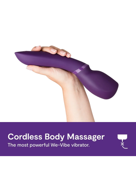 WE VIBE WAND 2 RECHARGEABLE BODY WAND MASSAGER PURPLE