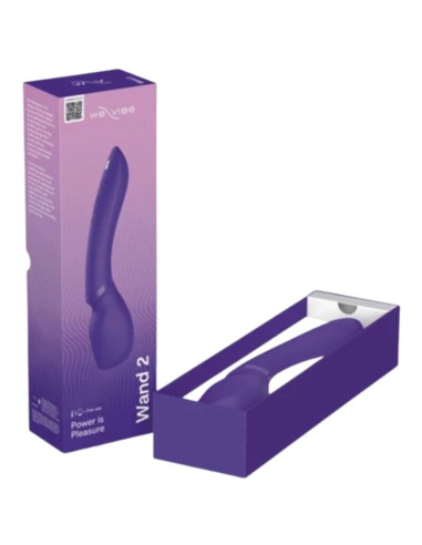 WE VIBE WAND 2 RECHARGEABLE BODY WAND MASSAGER PURPLE