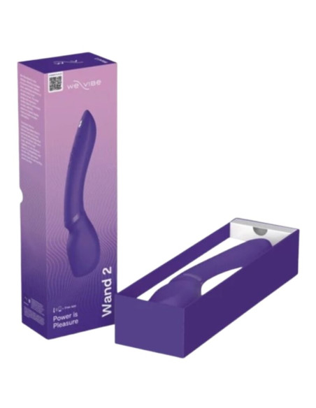 WE VIBE WAND 2 RECHARGEABLE BODY WAND MASSAGER PURPLE