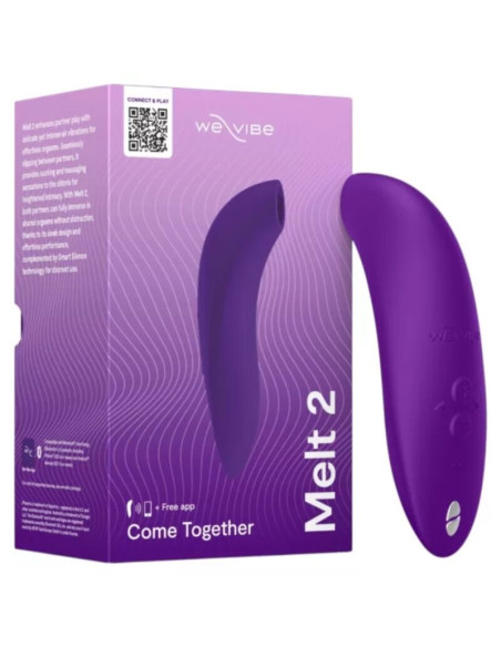 WE VIBE MELT 2 AIR PULSE CLITORAL STIMULATOR PURPLE