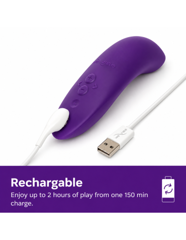 WE VIBE MELT 2 AIR PULSE CLITORAL STIMULATOR PURPLE
