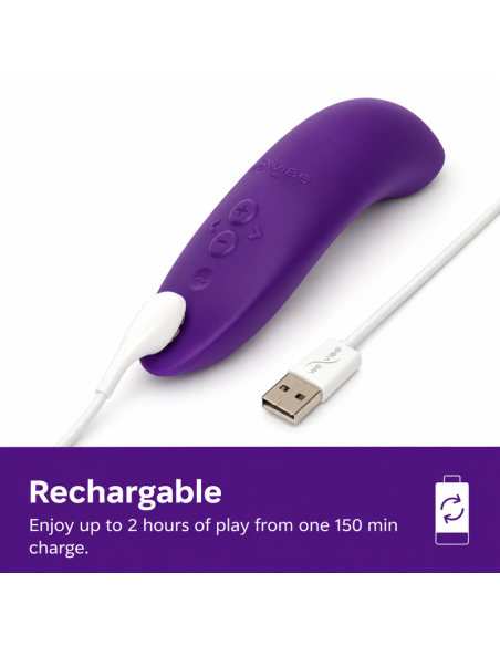 WE VIBE MELT 2 AIR PULSE CLITORAL STIMULATOR PURPLE