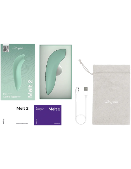 WE VIBE MELT 2 AIR PULSE CLITORAL STIMULATOR SAGE