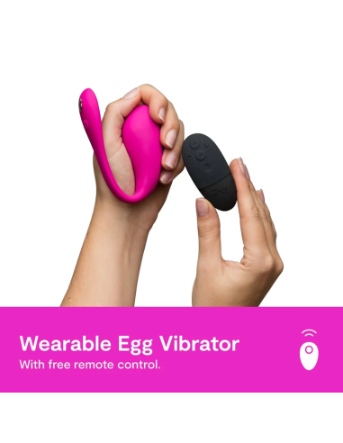 WE VIBE JIVE 2 WEARABLE EGG VIBRATOR ELECTRIC PINK