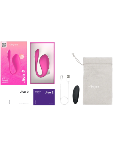 WE VIBE JIVE 2 WEARABLE EGG VIBRATOR ELECTRIC PINK