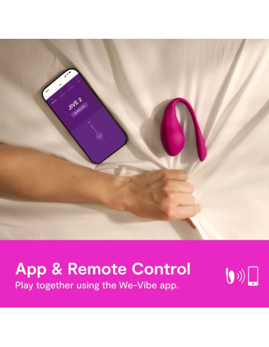 WE VIBE JIVE 2 WEARABLE EGG VIBRATOR ELECTRIC PINK