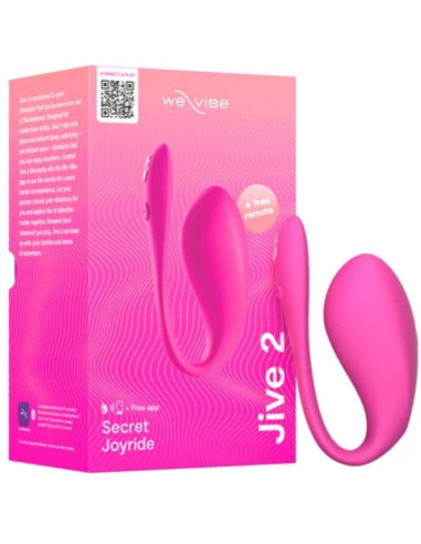 WE VIBE JIVE 2 WEARABLE EGG VIBRATOR ELECTRIC PINK