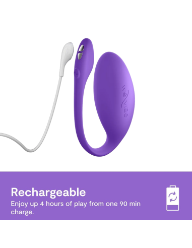WE VIBE JIVE LITE APP CONTROLLED WEARABLE EGG VIBRATOR PURPLE