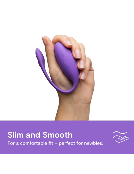 WE VIBE JIVE LITE APP CONTROLLED WEARABLE EGG VIBRATOR PURPLE