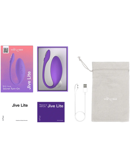 WE VIBE JIVE LITE APP CONTROLLED WEARABLE EGG VIBRATOR PURPLE