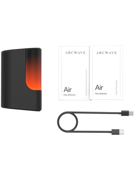 ARCWAVE AIR STRETCHY MALE STROKER WITH AIR PULSES AND 6 INTENSITY LEVELS BLACK