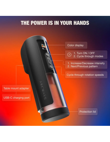 ARCWAVE THRUSTER AUTOMATIC MALE STROKER WITH THRUSTING ROTATION AND CONTROL