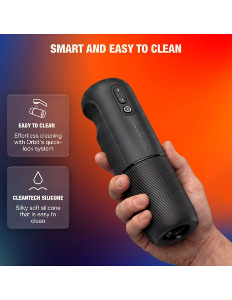 ARCWAVE ORBIT 360 ROTATING MALE MASTURBATOR WITH APP CONTROL BLACK