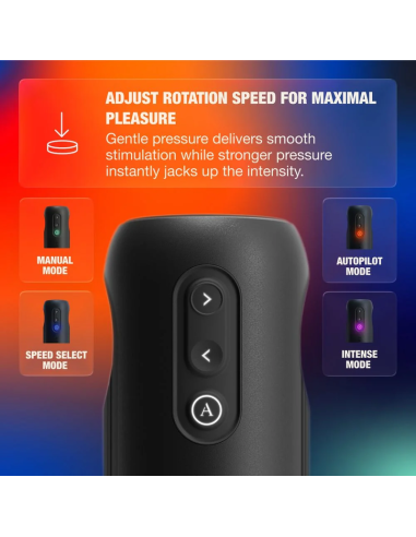 ARCWAVE ORBIT 360 ROTATING MALE MASTURBATOR WITH APP CONTROL BLACK