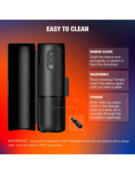 ARCWAVE ORBIT 360 ROTATING MALE MASTURBATOR WITH APP CONTROL BLACK