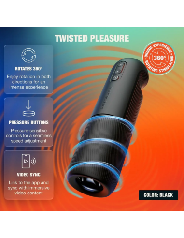 ARCWAVE ORBIT 360 ROTATING MALE MASTURBATOR WITH APP CONTROL BLACK