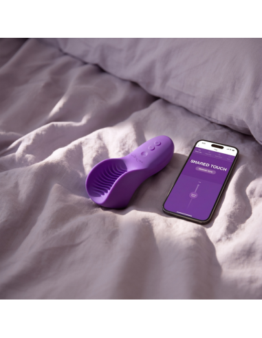 WE VIBE SHARED TOUCH DOUBLE SIDED COUPLES VIBRATOR PURPLE