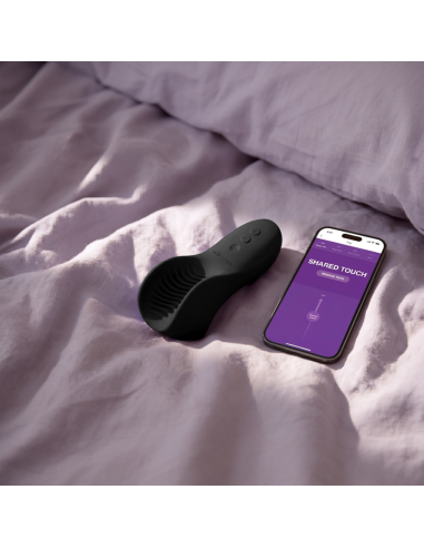 WE VIBE SHARED TOUCH DOUBLE SIDED COUPLES VIBRATOR BLACK
